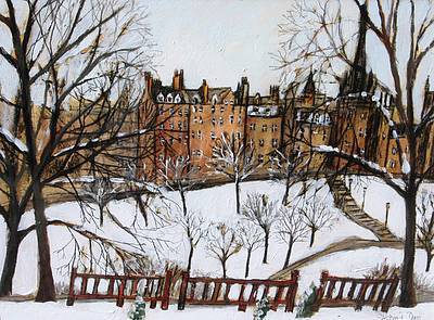 First Snow, Edinburgh